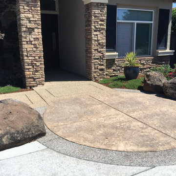 Roseville Circular Driveway & Landscape