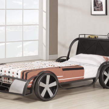 rv8 single size bed in gunmetal