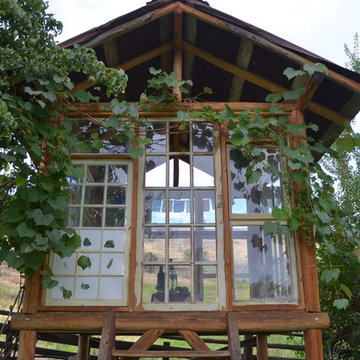 My Houzz: Meditation Room Made With Reclaimed Windows
