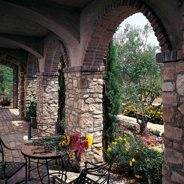 Rustic Stone Pillars