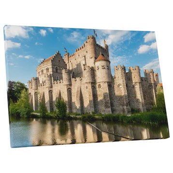 Castles and Cathedrals "Glamis Castle in Scotland" Canvas Wall Art