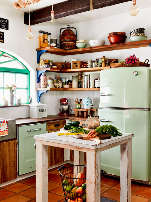 30 Best Terra-Cotta Floor Kitchen Ideas | Houzz