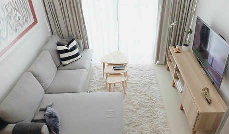 Houzz Tour: Scandi-Style Flat a Stage for Star Wars and Kittens