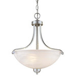 Minka - Minka-Lavery 1426-84 3 Light Pendant Paradox Brushed Nickel - Quality and style make this a very attractive collection. Designed to fit comfortably into any home and budget.