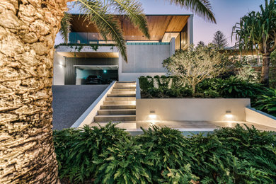 Photo of a contemporary exterior in Sunshine Coast.