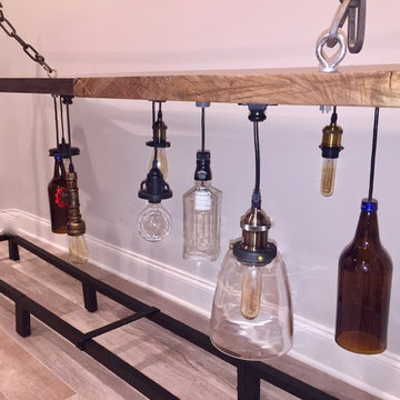 Custom Live Edge Light Fixture 6.4ft