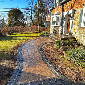 Cambridge Paver Patio with Outdoor Kitchen in Port Washington, NY 11050