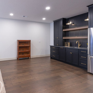Playful, Modern Basement Designed for Family Living
