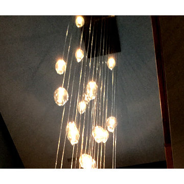 Glass Fabrication - Hand-blown Pendant Chandelier