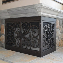 Painted Brick Fireplaces