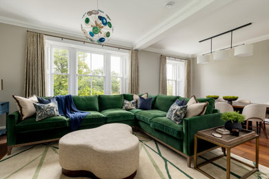 Design ideas for a classic living room in Edinburgh.