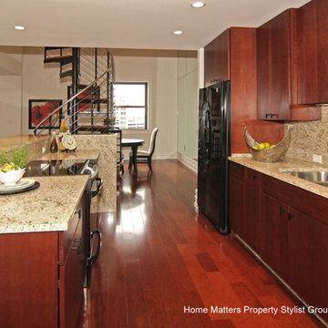 Home just staged at 350 N. Meridian St, Indianapolis, IN 46204
