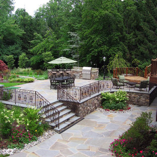 Natural Stone Terrace Houzz