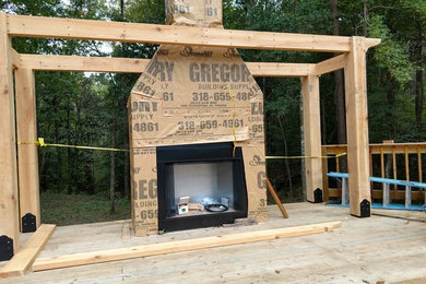 Cypress outdoor entertainment area