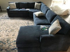Area Rug For A Navy Couch, What Color Rug Goes With Navy Sofa