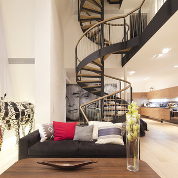 Haus N in Moskau/RUS - Treppe