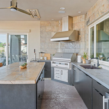 Outdoor Kitchen Custom Home in Lincoln, CA