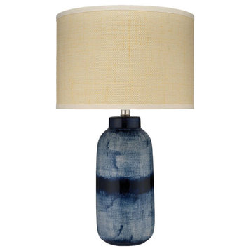 Bibiane Blue Large Table Lamp
