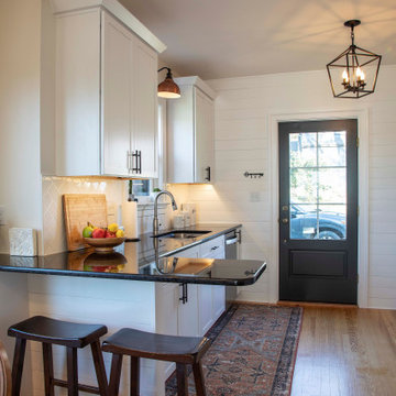 Classic Black and White Kitchen