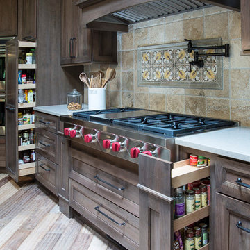 Rustic Wood Kitchen Renovation St. Louis, MO