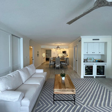 Ocean Front Living Room and Den/Guest room