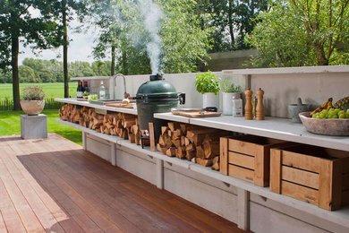 Mountain style patio photo in Other