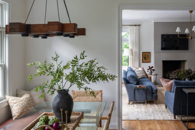 Transitional dining room photo in DC Metro
