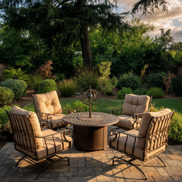 Intimate Outdoor Entertaining Patio