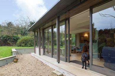 This is an example of a contemporary house exterior in Other.