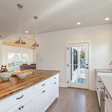 White Modern Farmhouse in Coastal Rhode Island