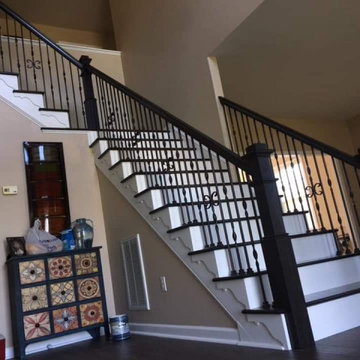 New railing and stairway