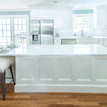 Cambria Quartz Torquay White Kitchen