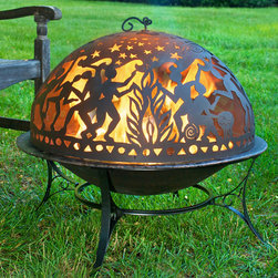 Fire Pit with Full Moon Party Dome - Fire Pits