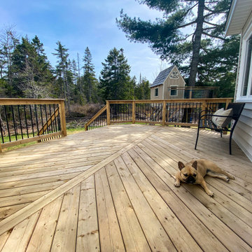 Sunroom Addition + Home Office + Workspace + Deck | Fall River, Nova Scotia