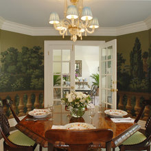 Wallpaper for dining room or stairway