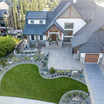 Luxury Backyard Retreat with Armour Stone & Water Feature | Genesis on the Lakes
