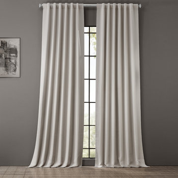 Room Darkening Curtain Panel Pair, Alabaster Beige, 50"x108"