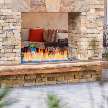 "See-through" Fireplace