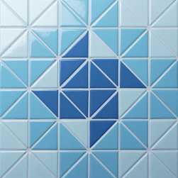 Artistic Pool Tile: Santorini Wheel TR-SA-WH - Mosaic Tile