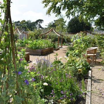 Kitchen garden for produce & cut flowers