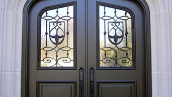 WOOD + WROUGHT IRON