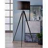 Tall Standing Light Tripod Floor Lamp, Black