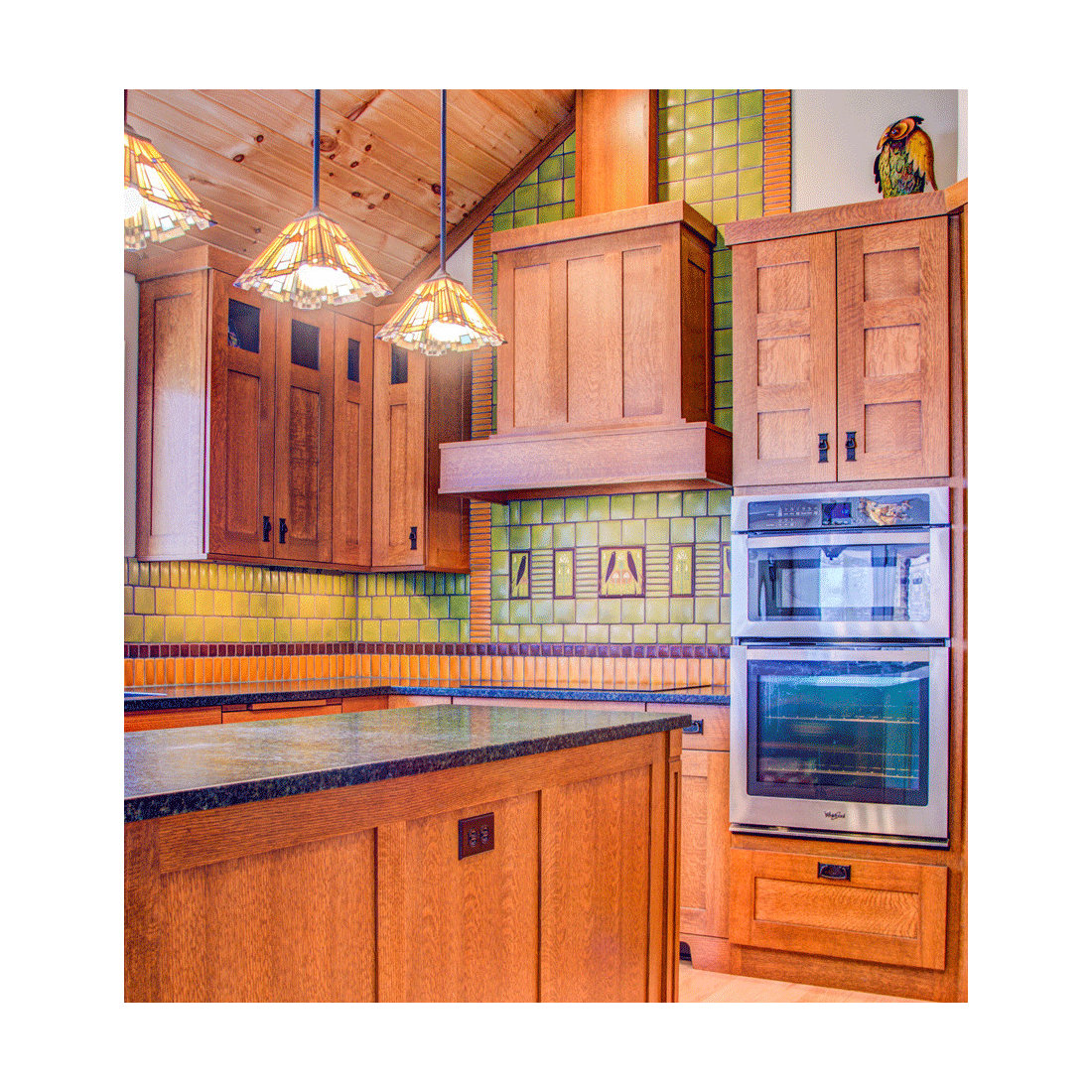 Arts and Crafts Kitchen Backsplash