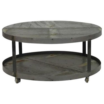 Coffee Table Cocktail BENNETT Ebony Black Cold-Rolled Steel