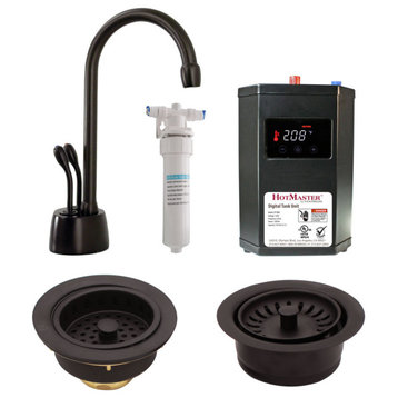 CO147 Hot/Cold Water Dispenser, Digital Tank, Filter, Flanges, Oil Rubbed Bronze