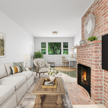 Virtual Staging Examples - Farmhouse & Shabby Chic