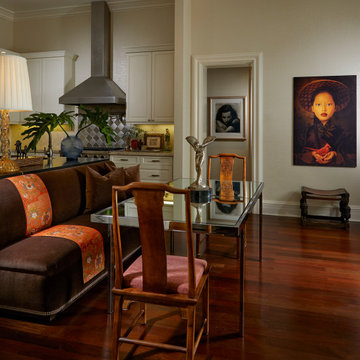 Artfully Curated In Palm Beach: Family Room