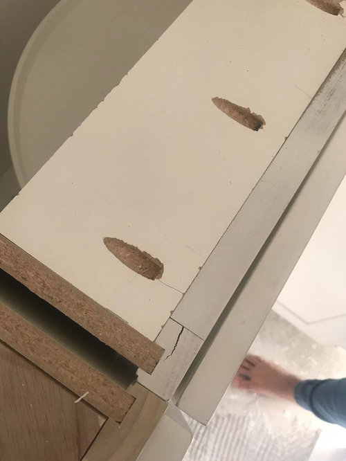 Cracks in kitchen