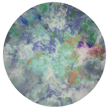 Impressionism Spring 16" Round Pebble Placemats, Set of 4