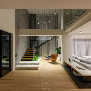 Penthouse interior design "CUBE-33"
